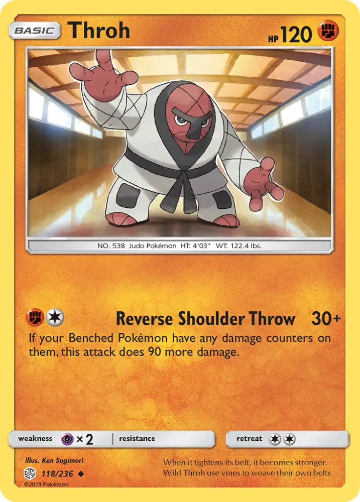 Throh (118/236) [Sun & Moon: Cosmic Eclipse] - Pokemon Single