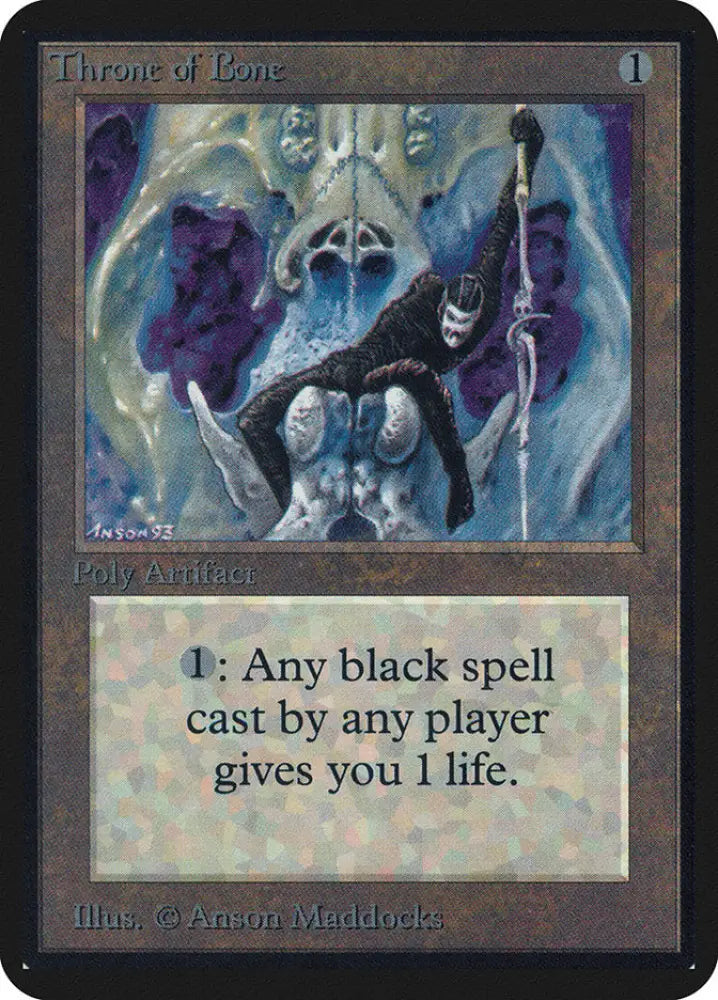 Throne of Bone [Alpha Edition] - MTG Single