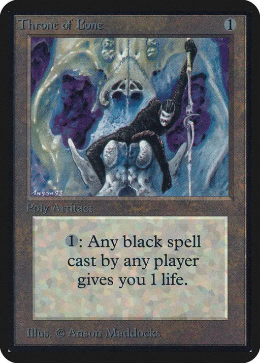 Throne of Bone [Alpha Edition] - MTG Single