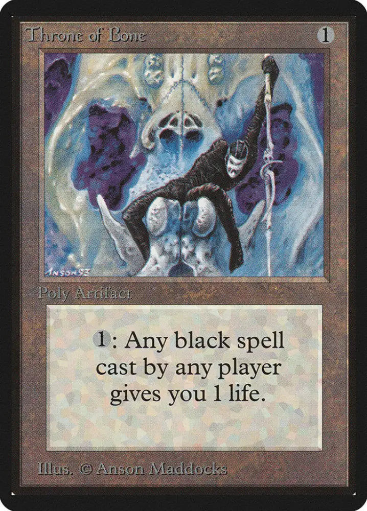 Throne of Bone [Beta Edition] - MTG Single