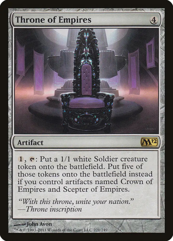 Throne of Empires [Magic 2012] - MTG Single