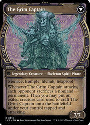 Throne of the Grim Captain // The Grim Captain (Showcase) [The Lost Caverns of Ixalan] - MTG Single