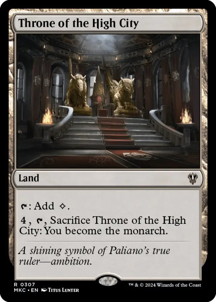 Throne of the High City [Murders at Karlov Manor Commander] - MTG Single
