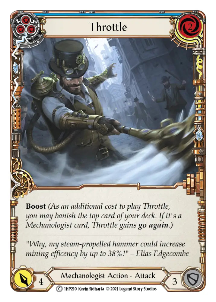 Throttle (Blue) [1HP210] (History Pack 1) - Flesh And Blood Single