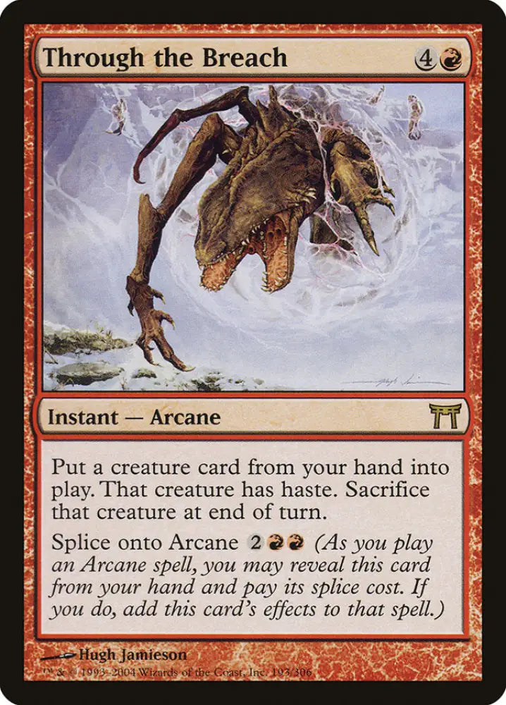 Through the Breach [Champions of Kamigawa] - MTG Single