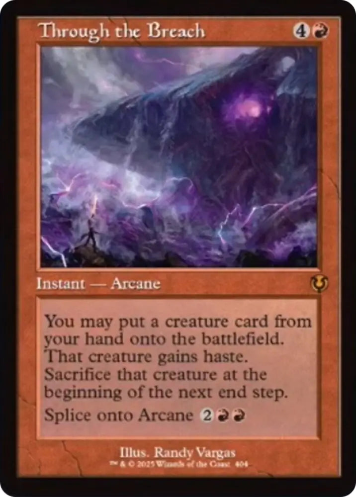 Through the Breach (Retro Frame) [Innistrad Remastered] - MTG Single