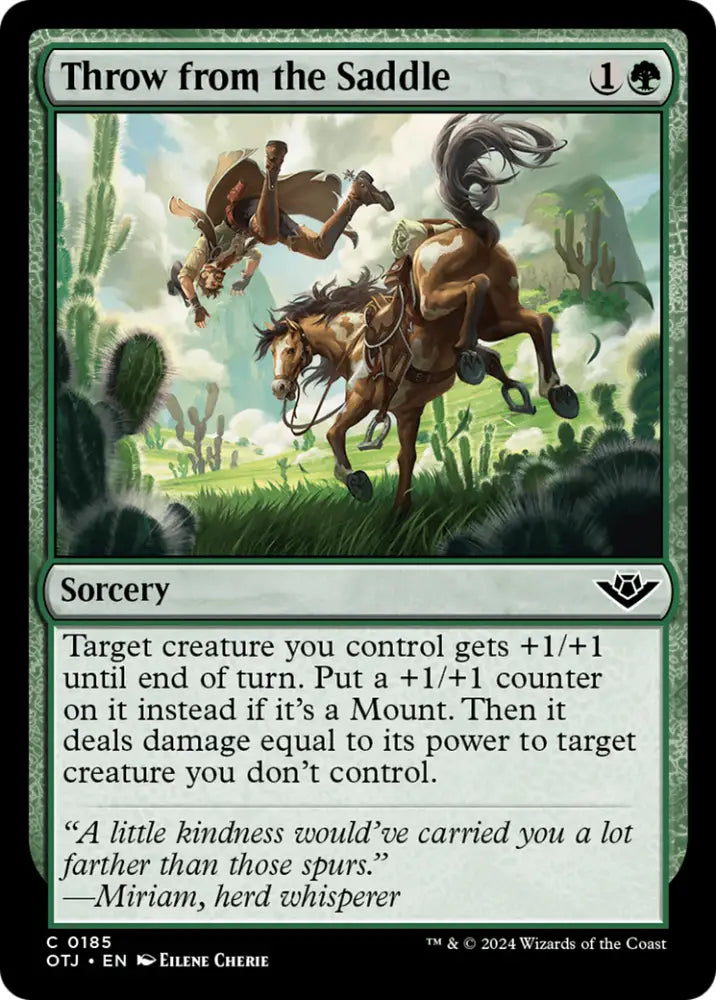 Throw from the Saddle [Outlaws of Thunder Junction] - MTG Single