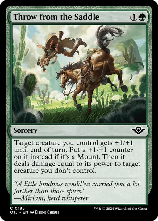 Throw from the Saddle [Outlaws of Thunder Junction] - MTG Single