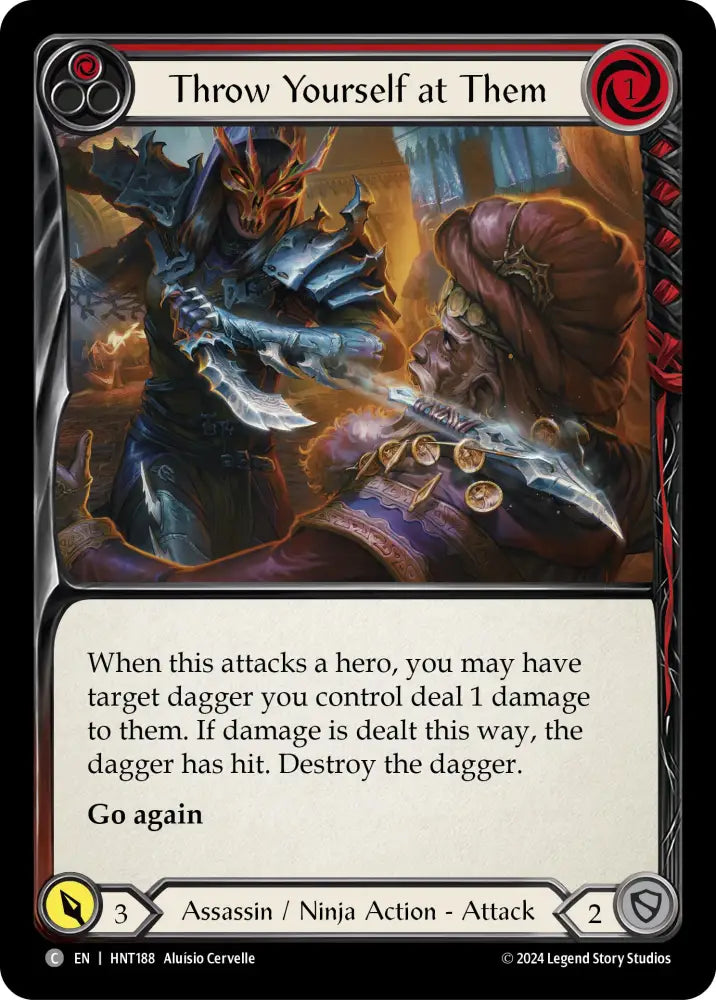 Throw Yourself at Them (Red) [The Hunted] - Flesh And Blood Single