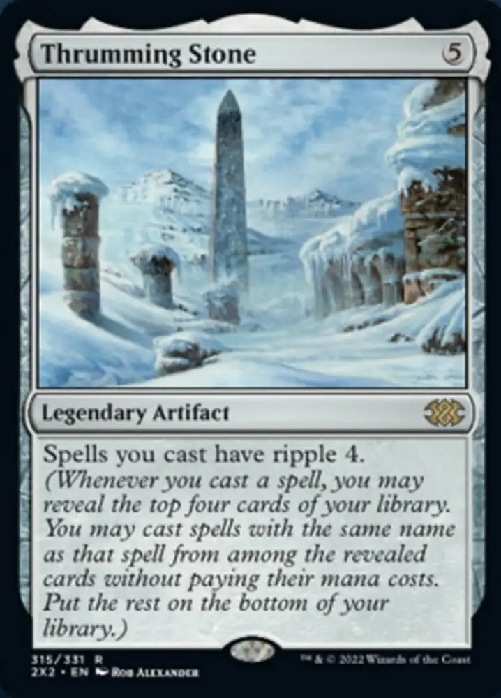 Thrumming Stone [Double Masters 2022] - MTG Single