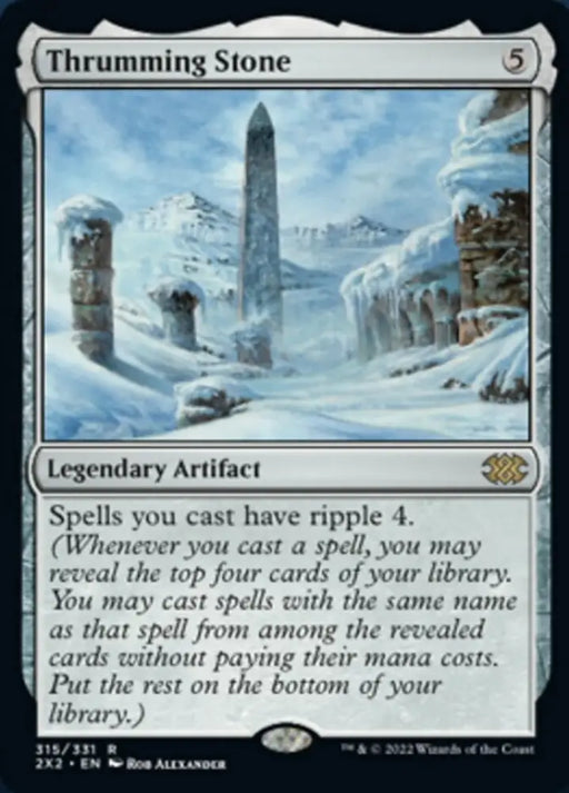 Thrumming Stone [Double Masters 2022] - MTG Single