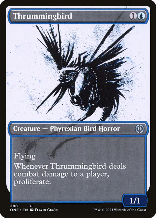 Thrummingbird (Showcase Ichor) [Phyrexia: All Will Be One] - MTG Single