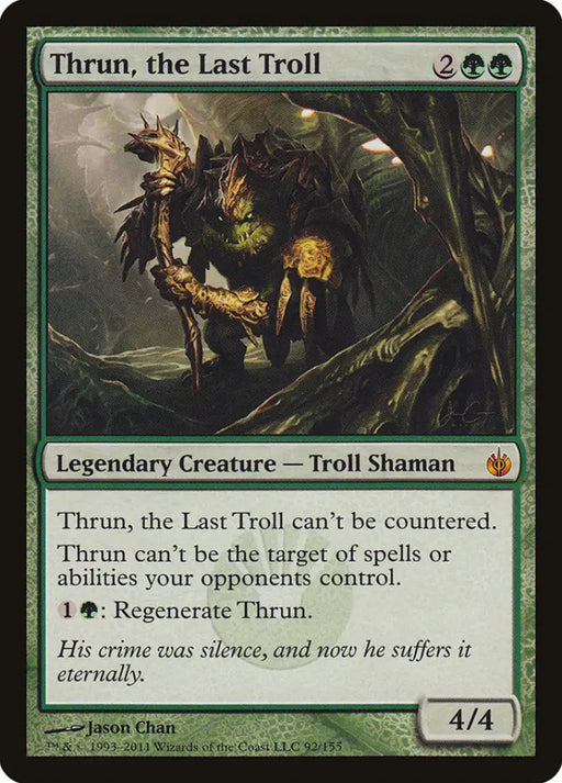 Thrun the Last Troll [Mirrodin Besieged] - MTG Single