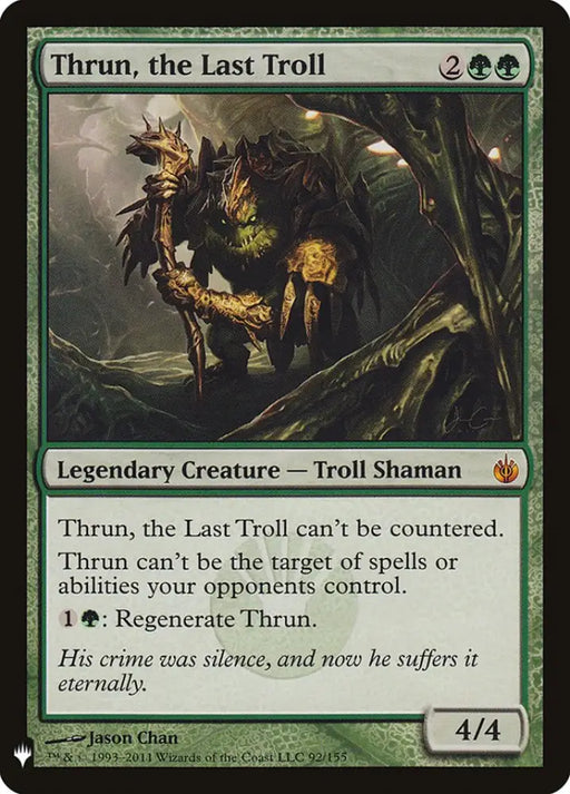 Thrun the Last Troll [Mystery Booster] - MTG Single