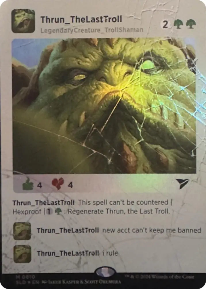 Thrun the Last Troll [Secret Lair Drop Series] - MTG Single