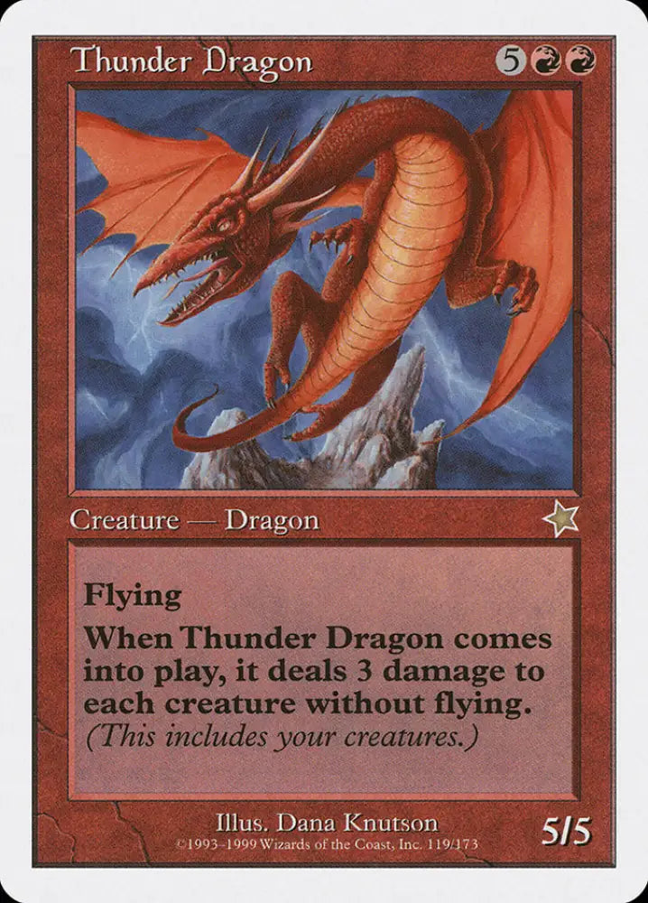 Thunder Dragon [Starter 1999] - MTG Single