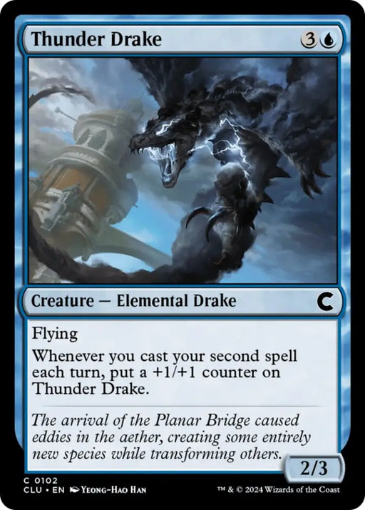 Thunder Drake [Ravnica: Clue Edition] - MTG Single
