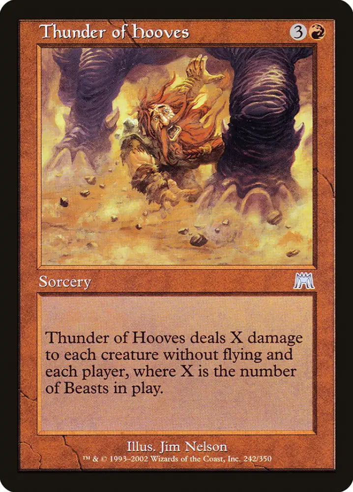 Thunder of Hooves [Onslaught] - MTG Single