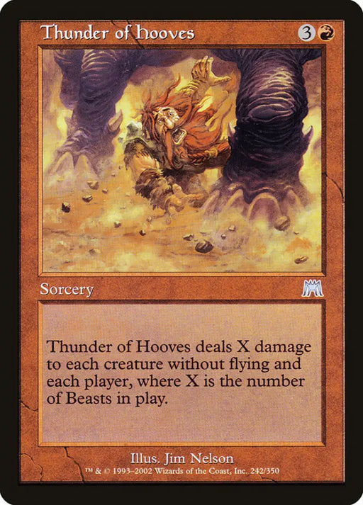 Thunder of Hooves [Onslaught] - MTG Single