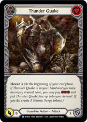 Thunder Quake (Yellow) [Everfest] 1st Edition Normal - Flesh And Blood Single