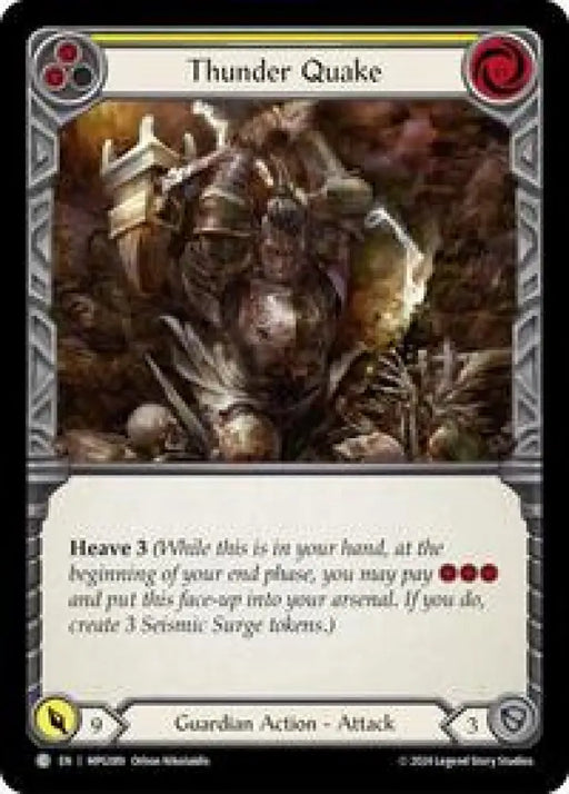 Thunder Quake (Yellow) (MPG089) [Mastery Pack Guardian]