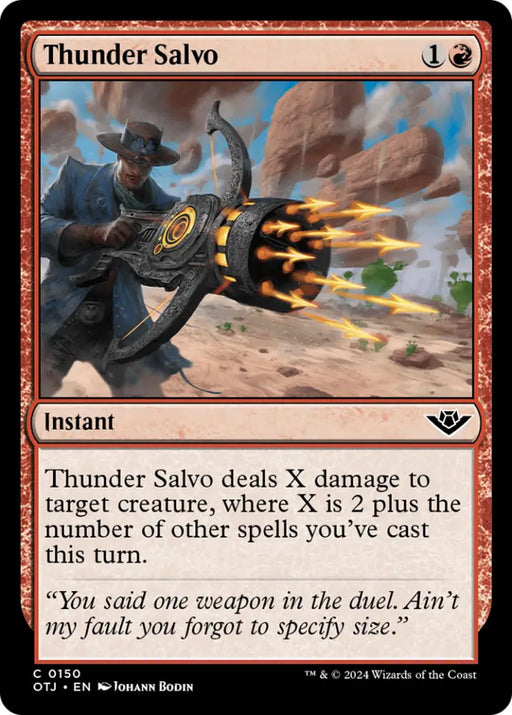 Thunder Salvo [Outlaws of Thunder Junction] - MTG Single
