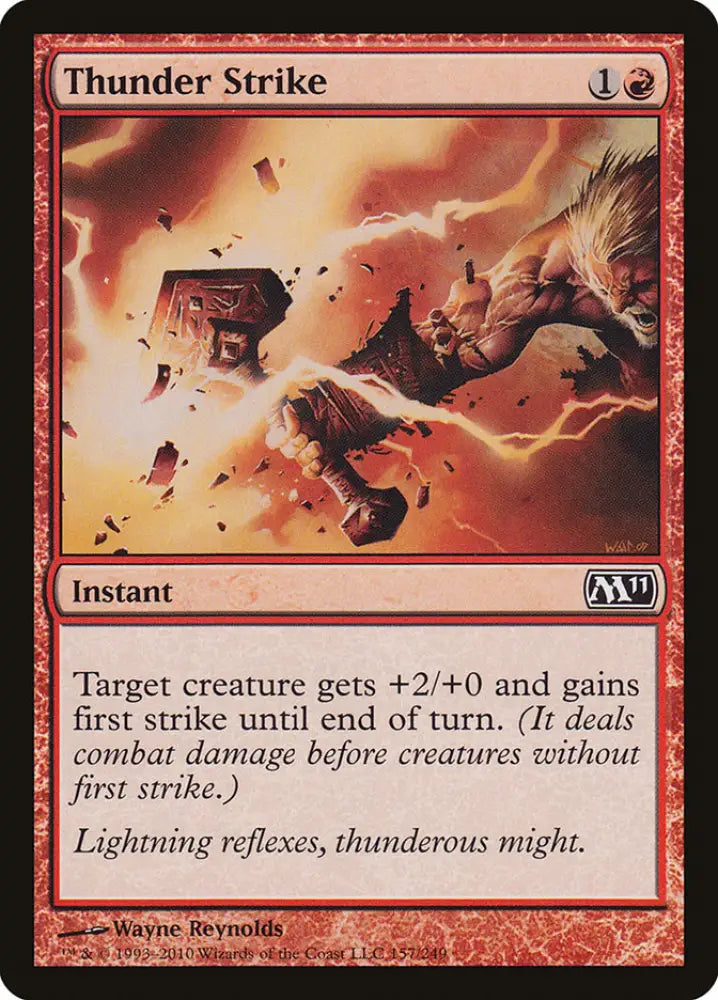 Thunder Strike [Magic 2011] - MTG Single