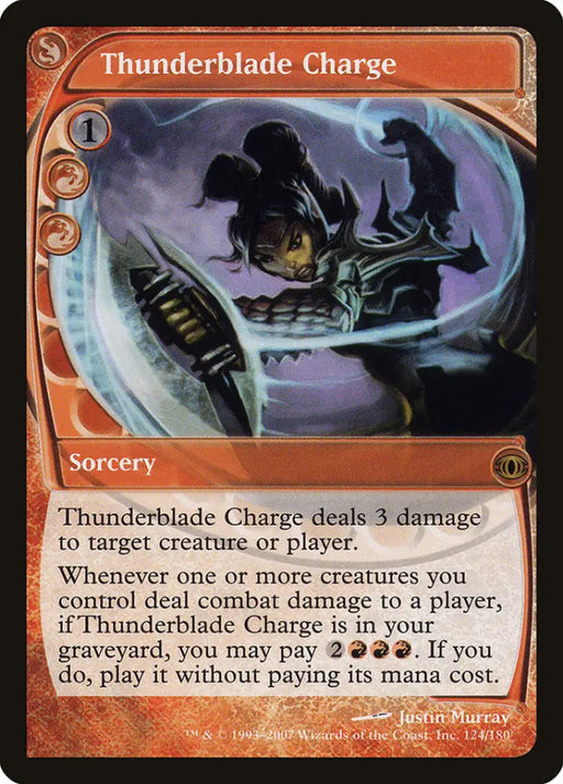 Thunderblade Charge [Future Sight] - MTG Single