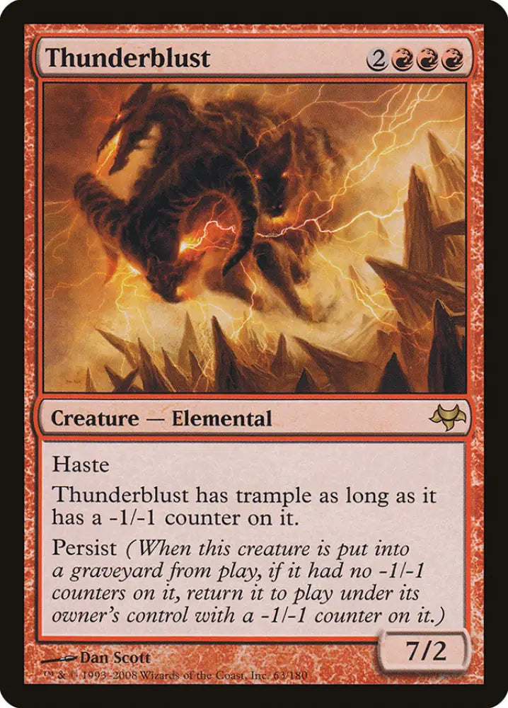 Thunderblust [Eventide] - MTG Single