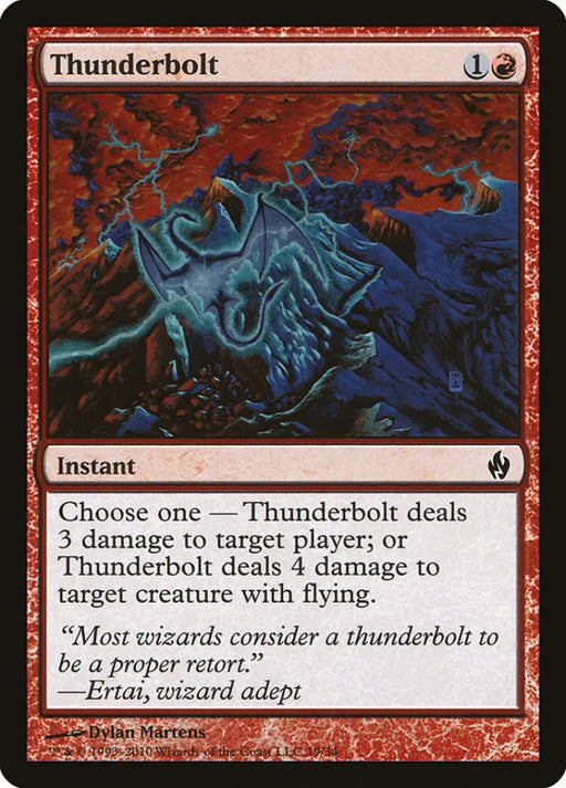 Thunderbolt [Premium Deck Series: Fire and Lightning] - MTG Single