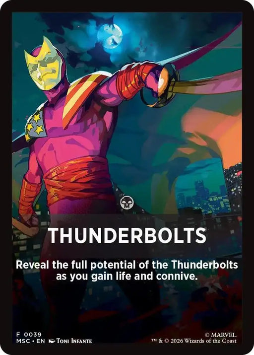 Thunderbolts Theme Card (39) [Marvel Super Heroes Commander]