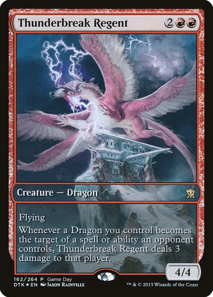 Thunderbreak Regent (Game Day) [Dragons of Tarkir Promos] - MTG Single