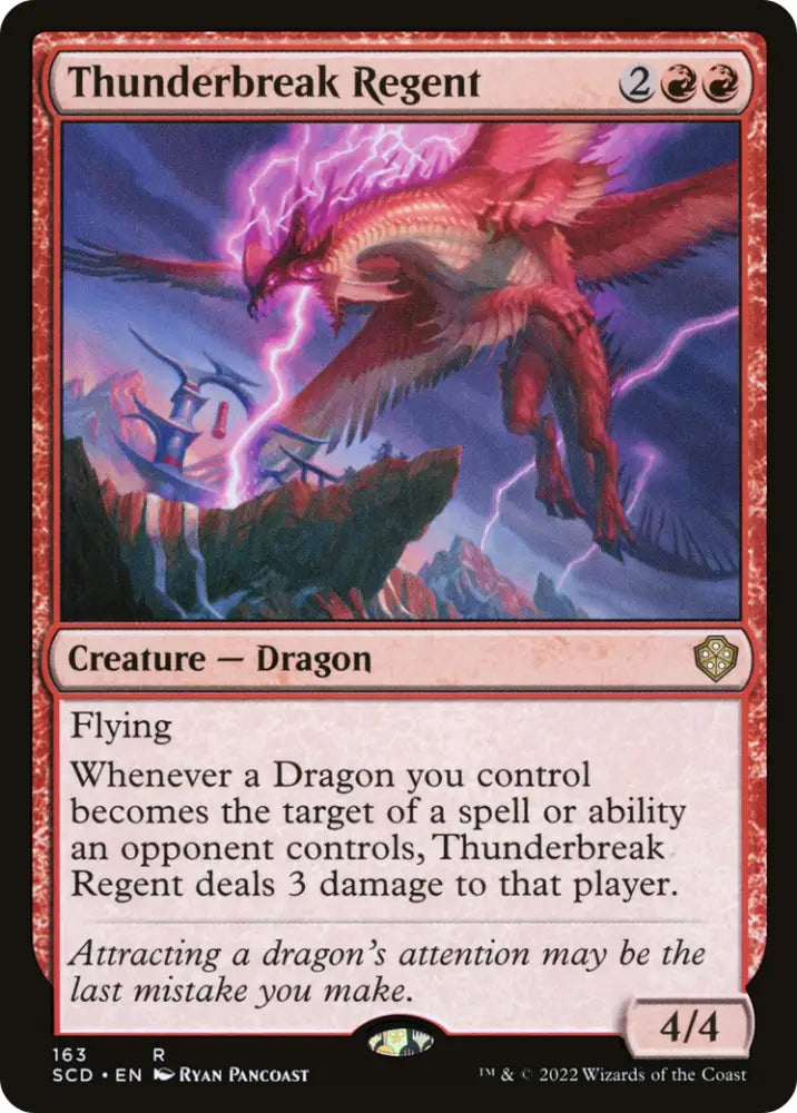 Thunderbreak Regent [Starter Commander Decks] - MTG Single