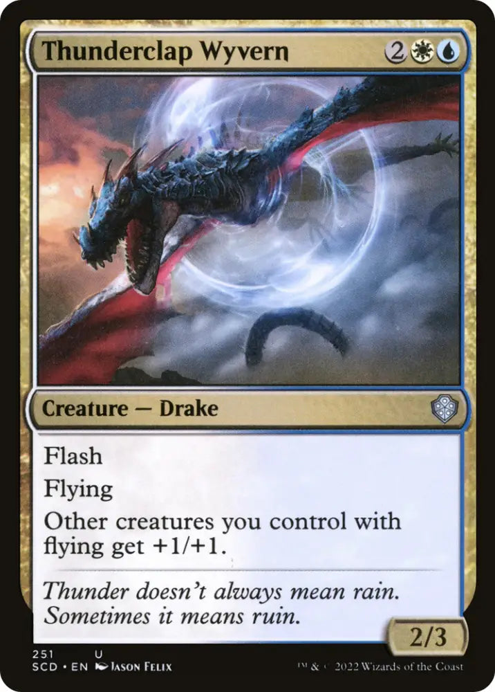 Thunderclap Wyvern [Starter Commander Decks] - MTG Single