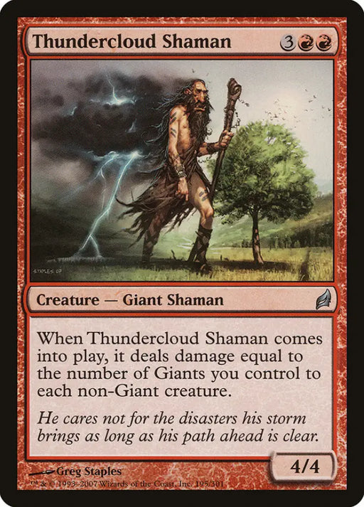 Thundercloud Shaman [Lorwyn] - MTG Single