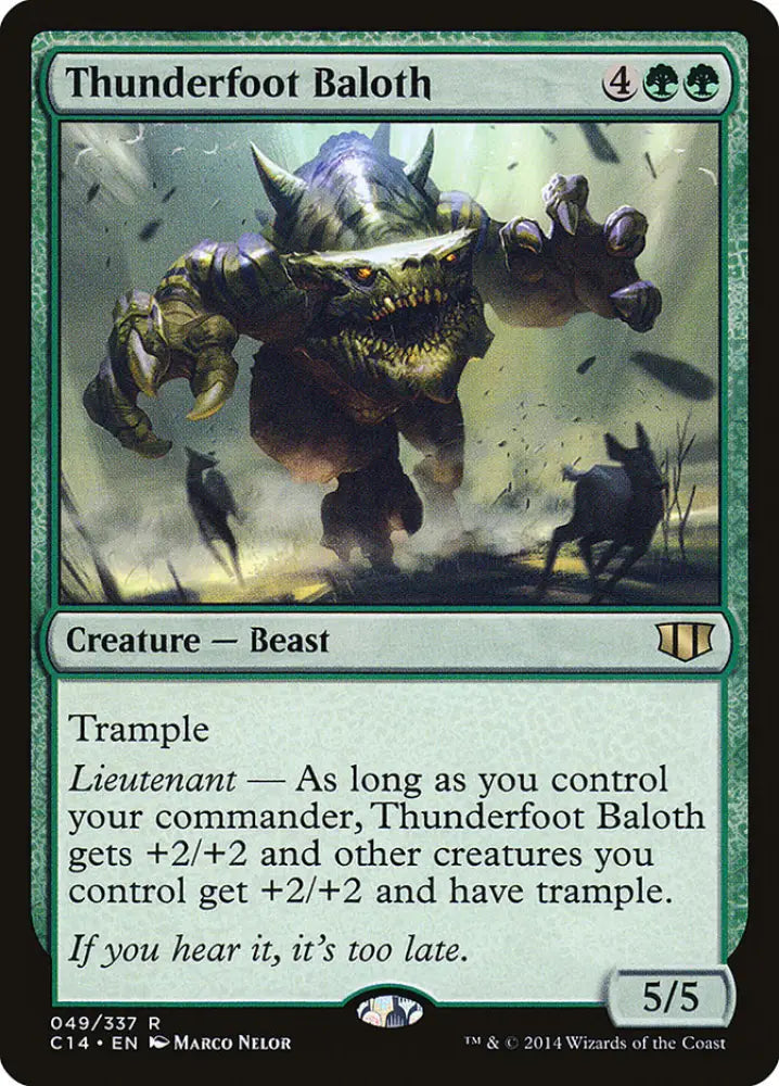 Thunderfoot Baloth [Commander 2014] - MTG Single
