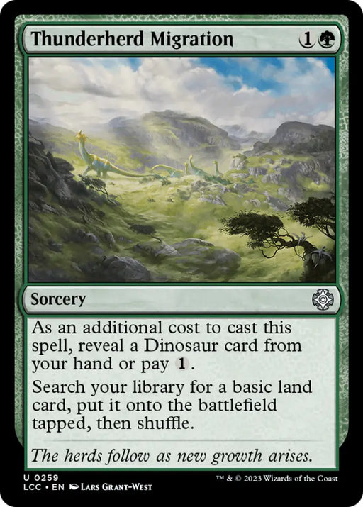 Thunderherd Migration [The Lost Caverns of Ixalan Commander] - MTG Single