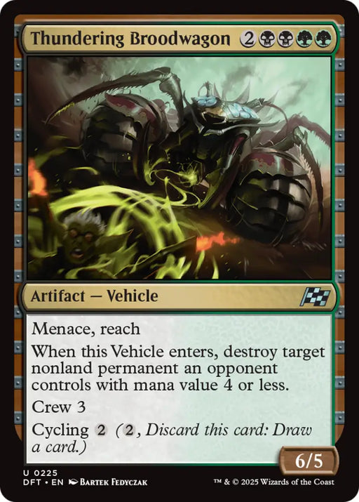 Thundering Broodwagon [Aetherdrift] - MTG Single