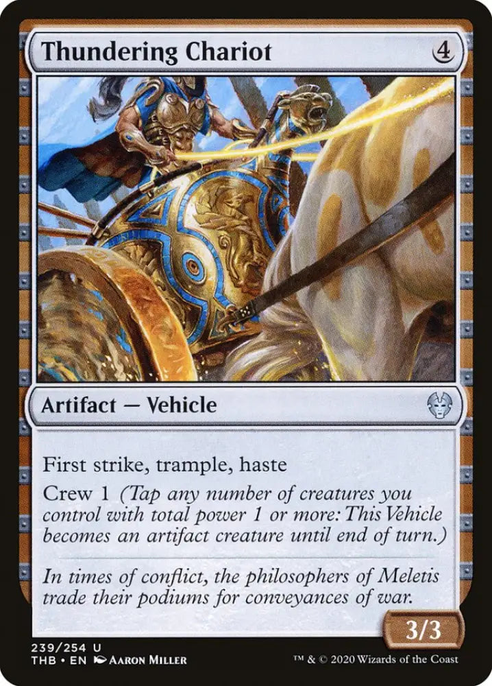Thundering Chariot [Theros Beyond Death] - MTG Single