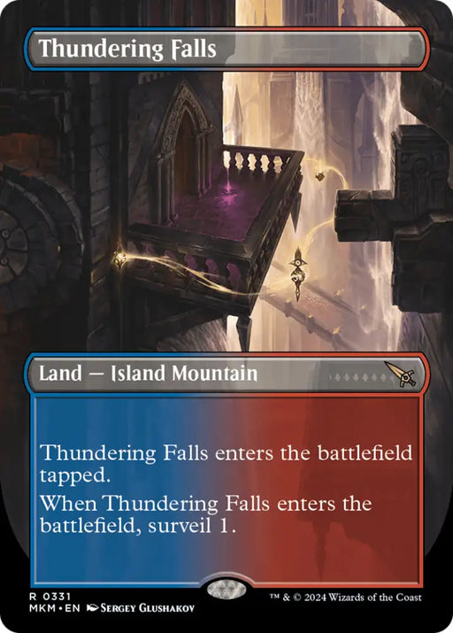 Thundering Falls (Borderless) [Murders at Karlov Manor] - MTG Single