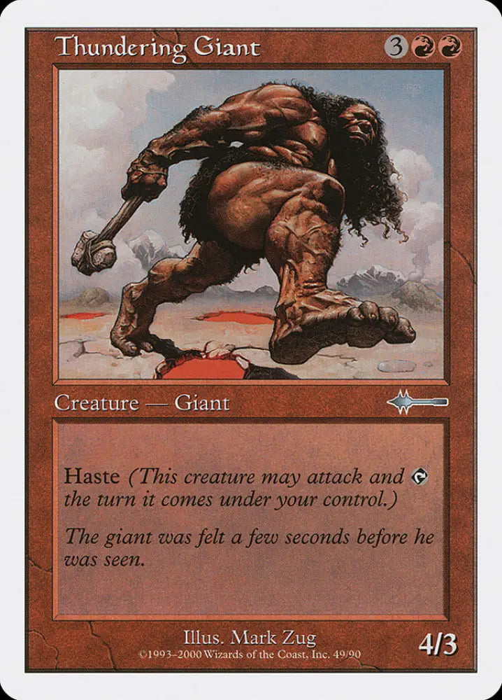Thundering Giant [Beatdown] - MTG Single