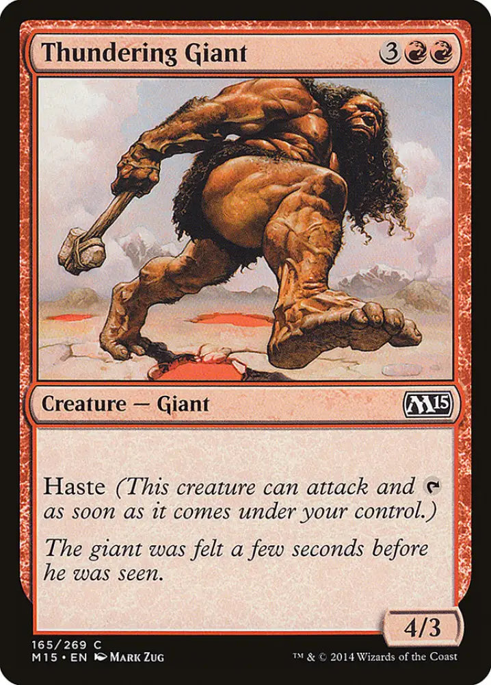 Thundering Giant [Magic 2015] - MTG Single