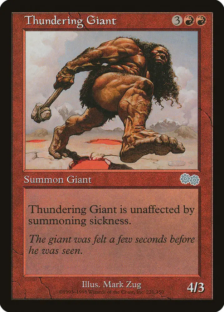 Thundering Giant [Urza’s Saga] - MTG Single