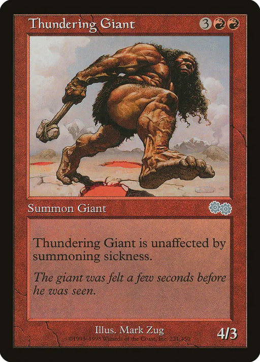 Thundering Giant [Urza’s Saga] - MTG Single