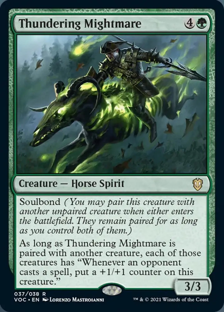 Thundering Mightmare [Innistrad: Crimson Vow Commander] - MTG Single