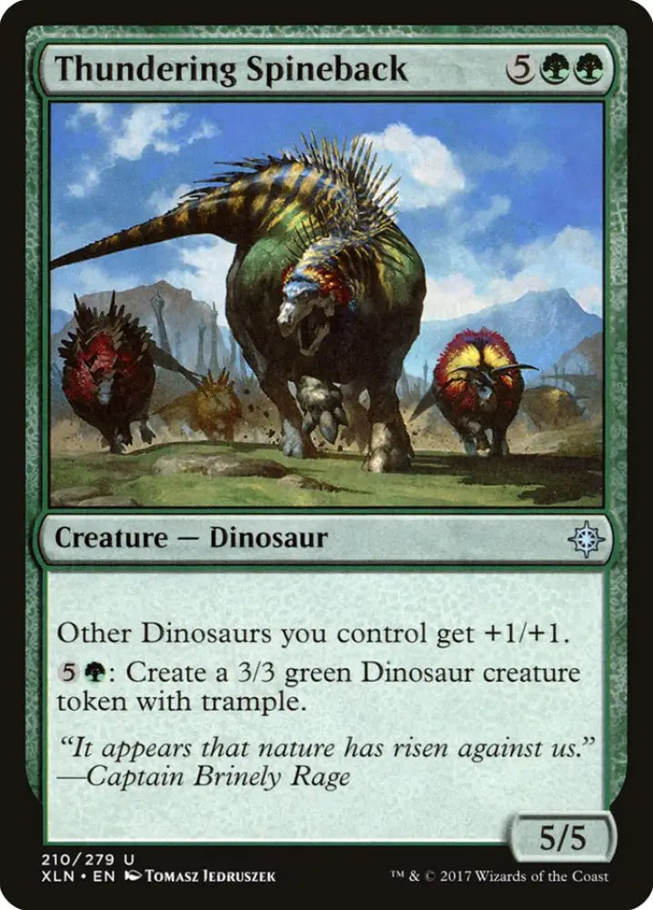 Thundering Spineback [Ixalan] - MTG Single