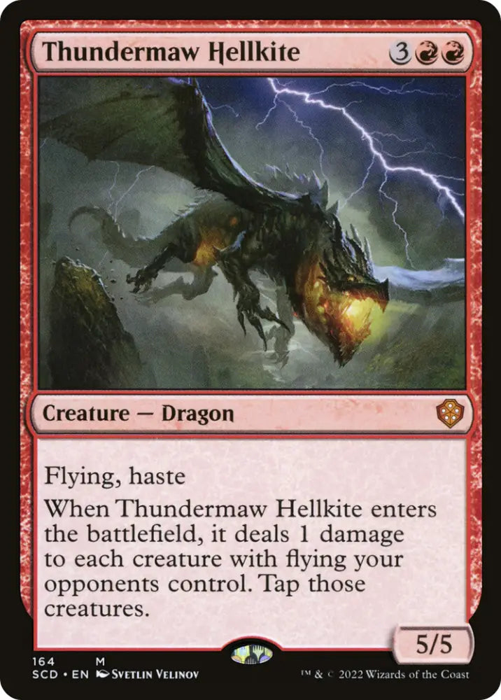 Thundermaw Hellkite [Starter Commander Decks] - MTG Single