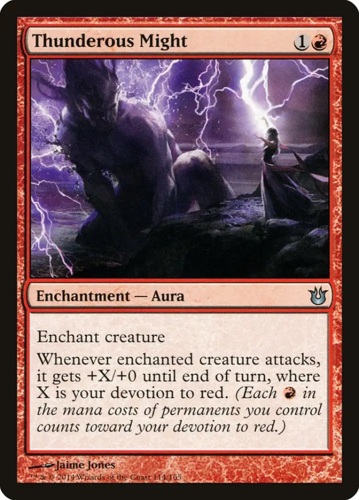 Thunderous Might [Born of the Gods] - MTG Single