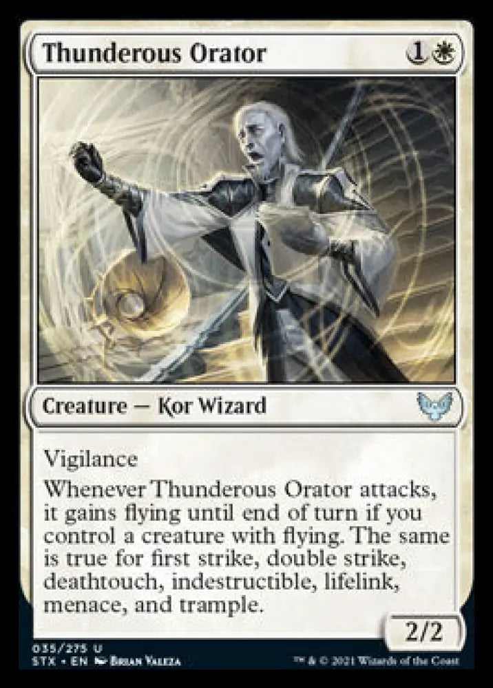 Thunderous Orator [Strixhaven: School of Mages] - MTG Single