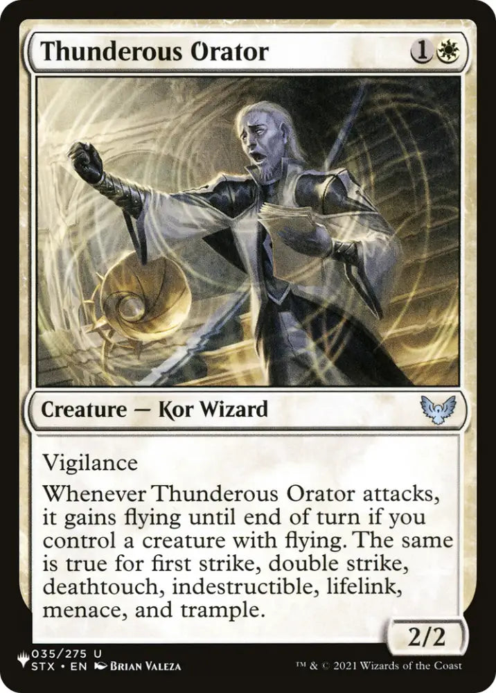 Thunderous Orator [The List] - MTG Single